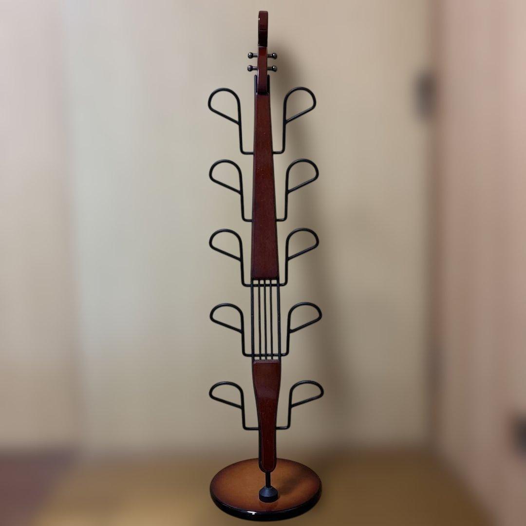 YAMAHA ヤマハ　バイオリン型 スリッパラック 5足