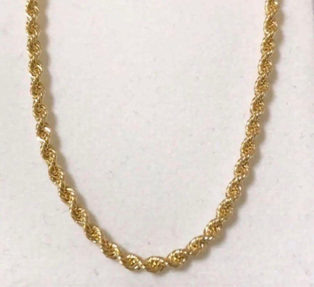 K18 18cm ロープ　ブレスレット 18金　「最終値下げ」