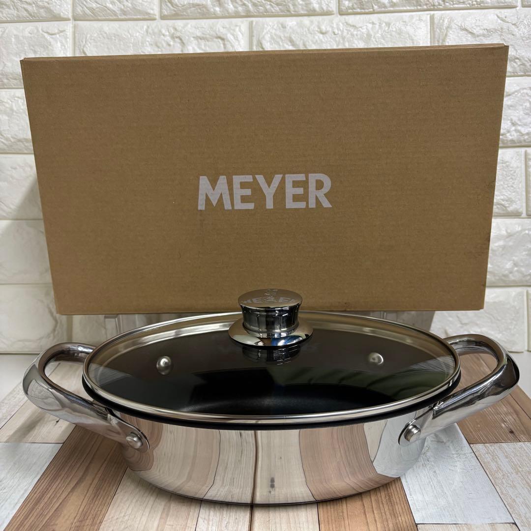 @4 MEYER スリムパン　調理器具　楕円　マイヤー　フライパン　鍋