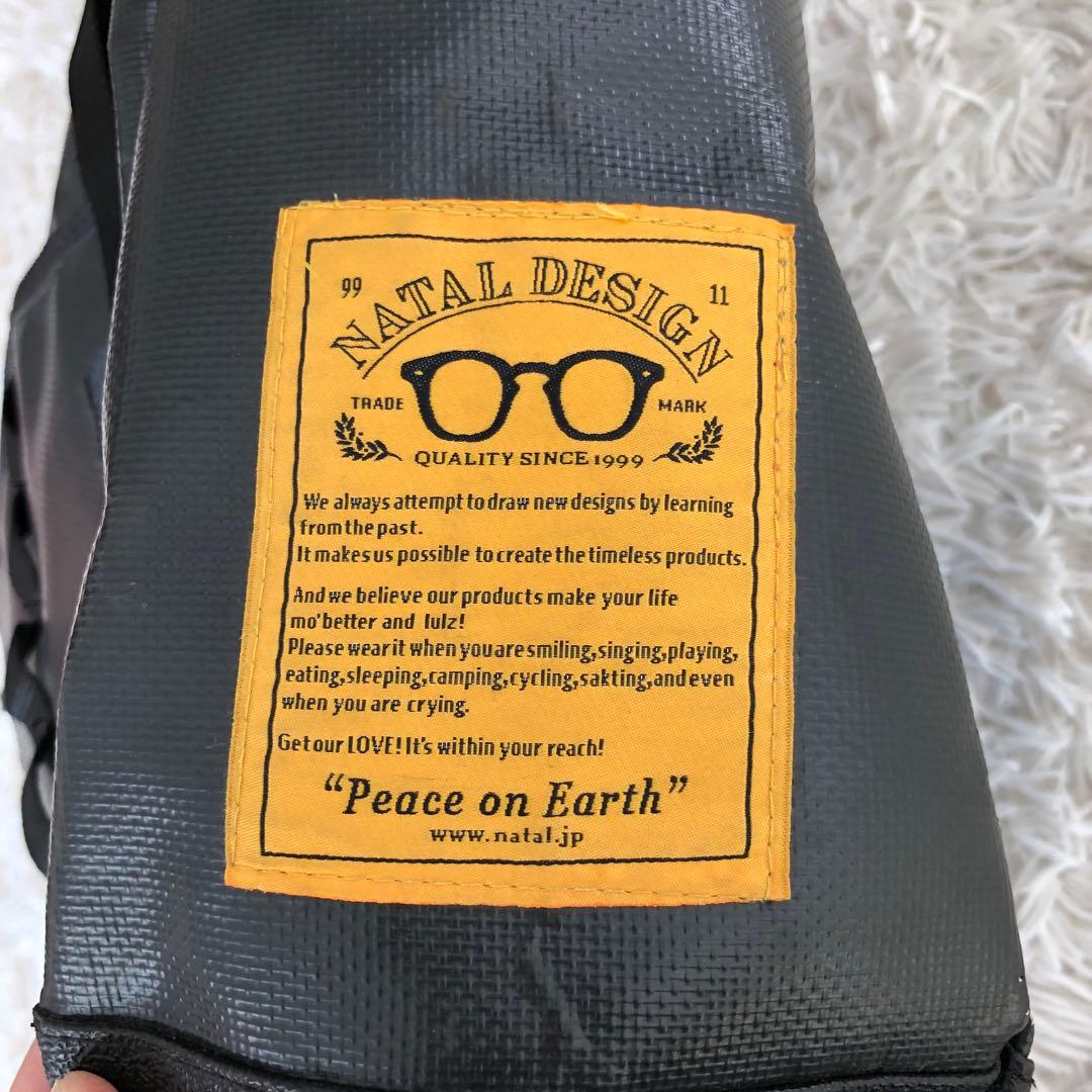 NATAL DESIGN　2WAYトートバッグリュックブラック黒ネイタルデザイン