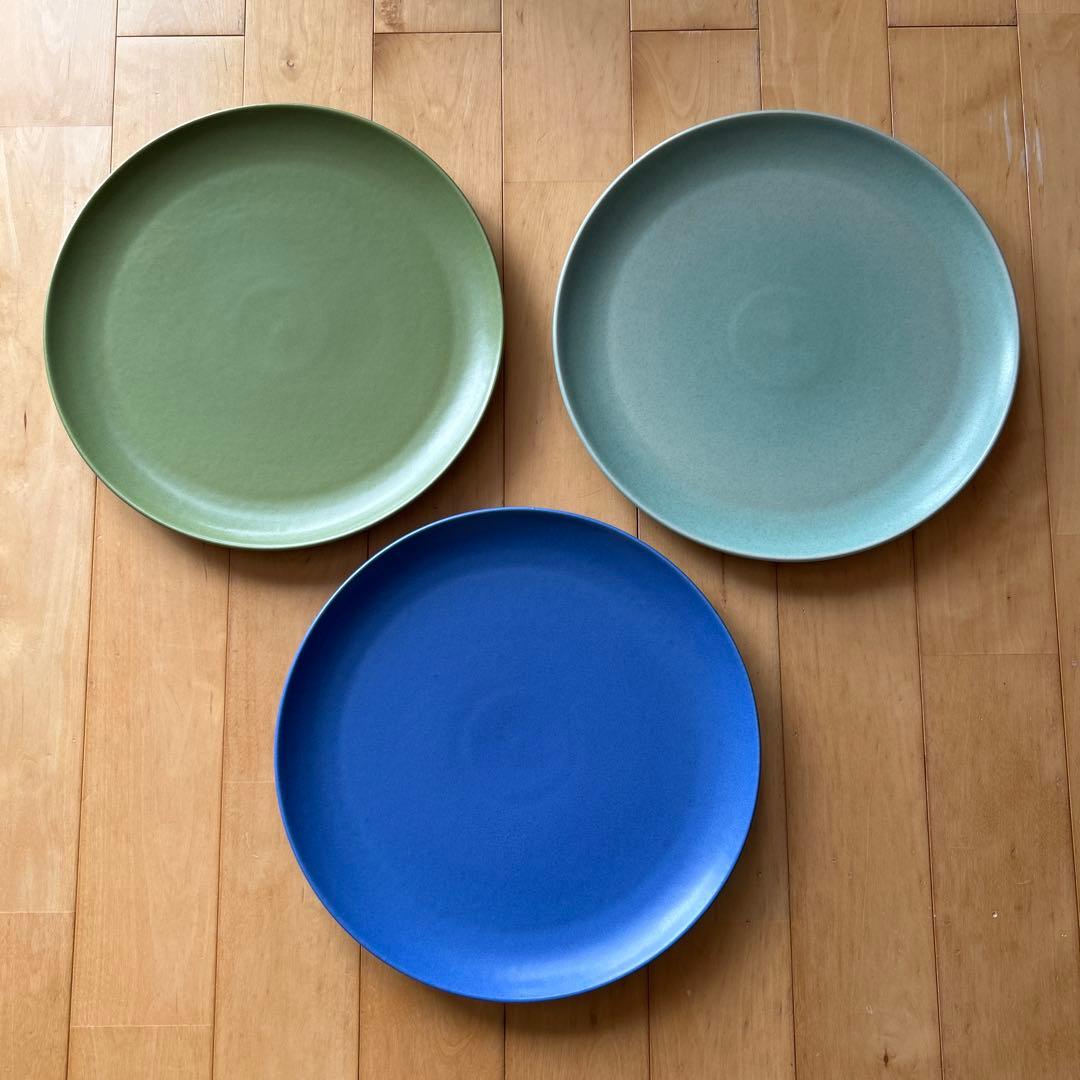 素敵！未使用品！ホガナスケラミック＆ボダノバ　大皿　3枚　北欧　スウェーデン製