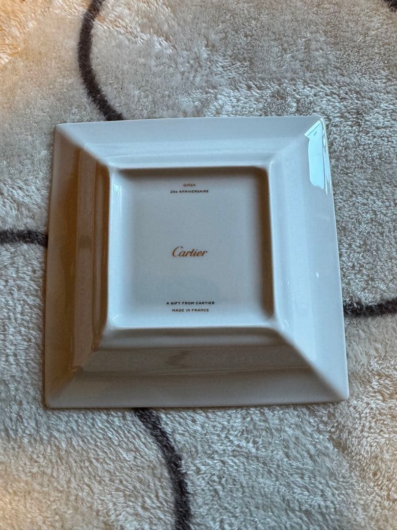Cartier 動物イラスト入り皿