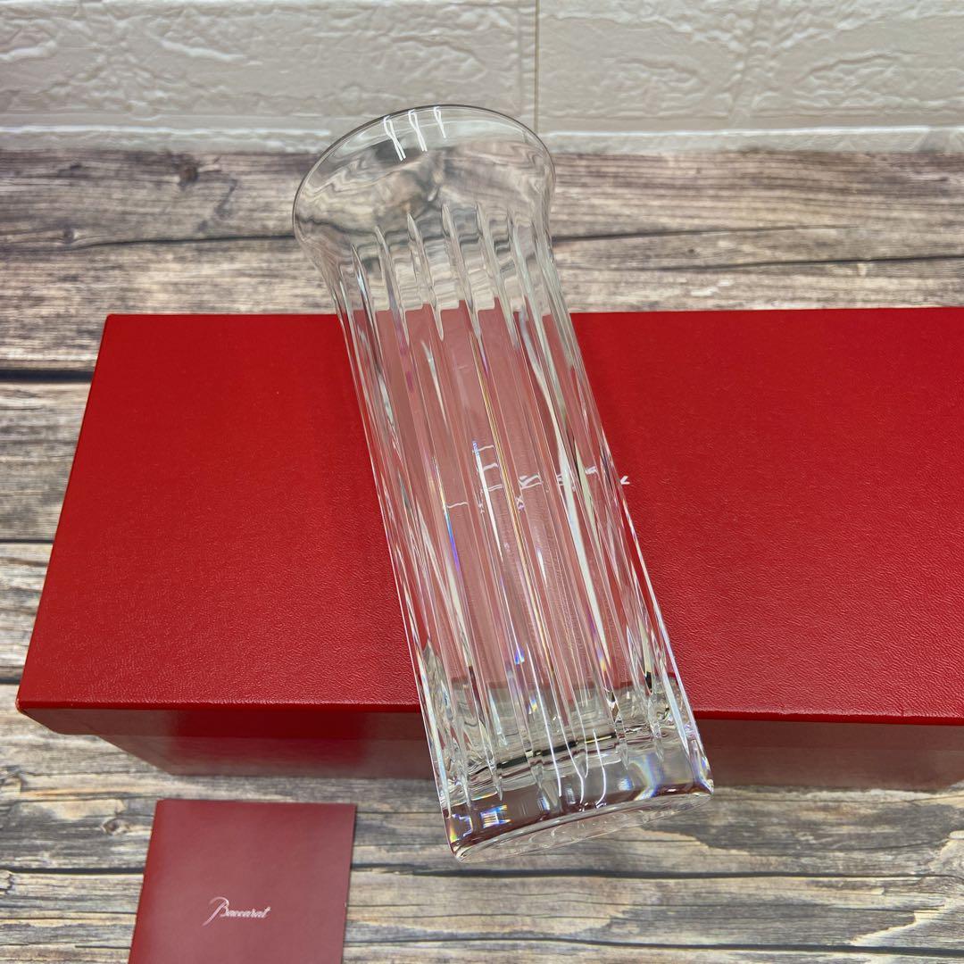 Baccarat バカラ フローラ ビゾー 花瓶 ストライプデザイン