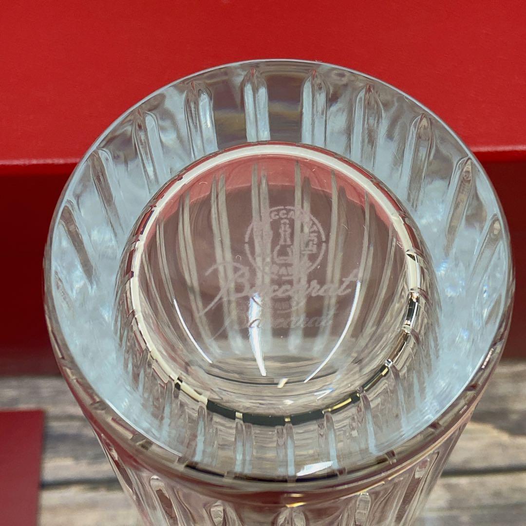 Baccarat バカラ フローラ ビゾー 花瓶 ストライプデザイン