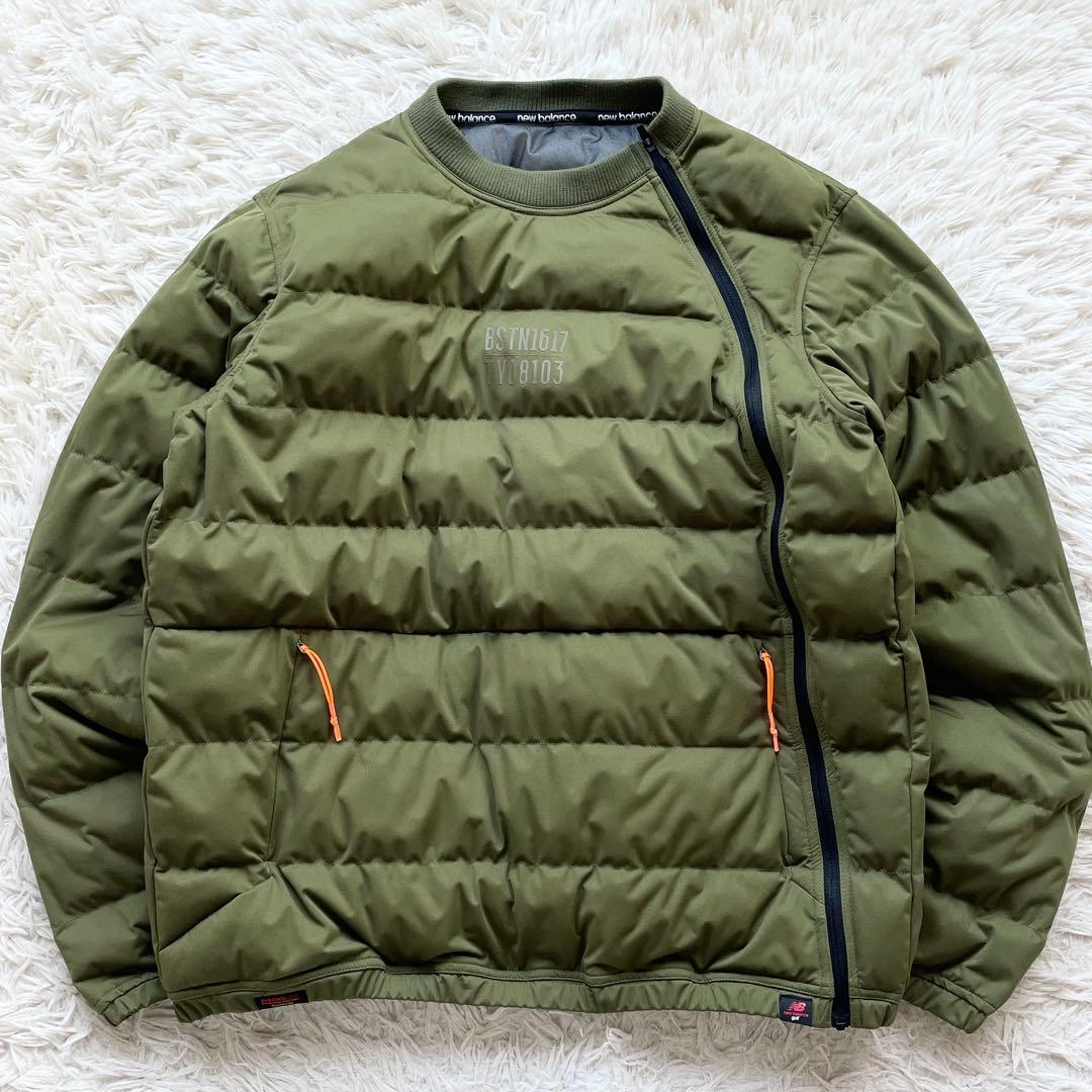 美品 ニューバランスゴルフ ストレッチ パファージャケット 高機能素材 撥水