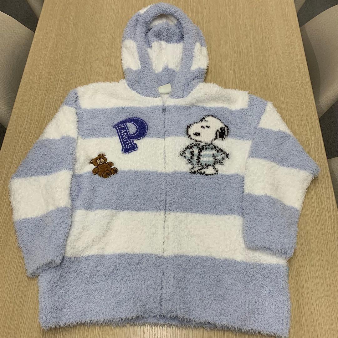 ジェラートピケ スヌーピーコラボ ルームウェア M-L パーカー