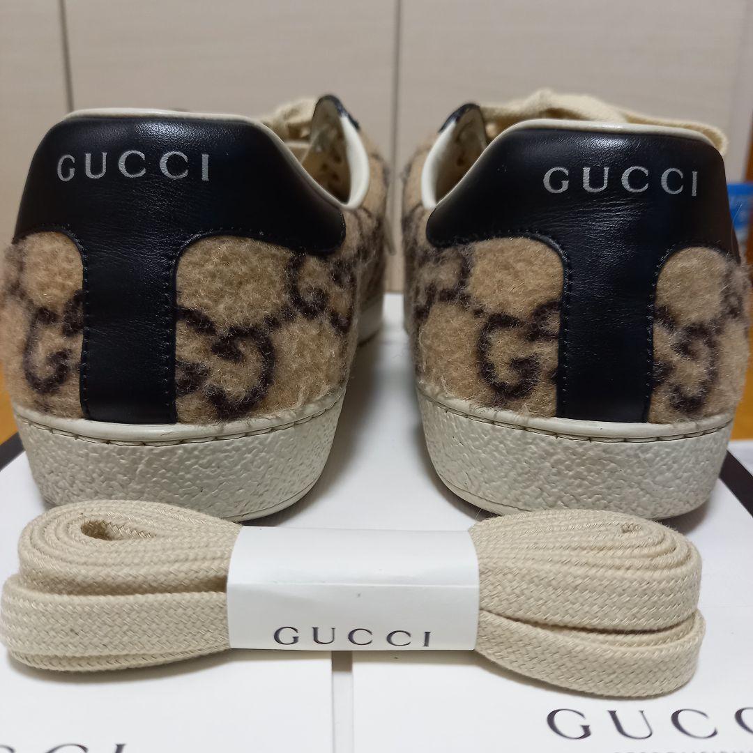 GUCCI スニーカー ベージュ/ブラック