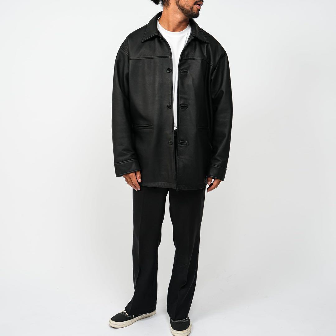 ジャケット・アウター OVY Waterproof Calf Leather Car Coat M