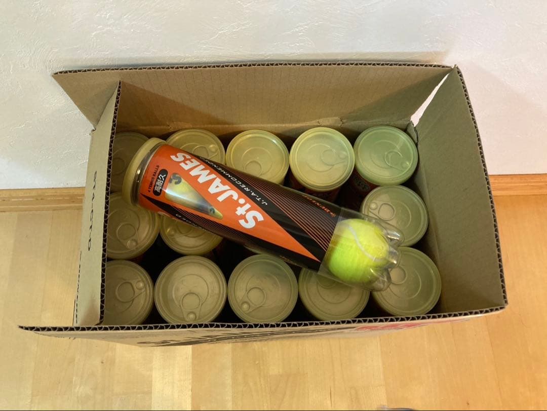 新品 St.JAMES テニスボール 60個セントジェームス15缶