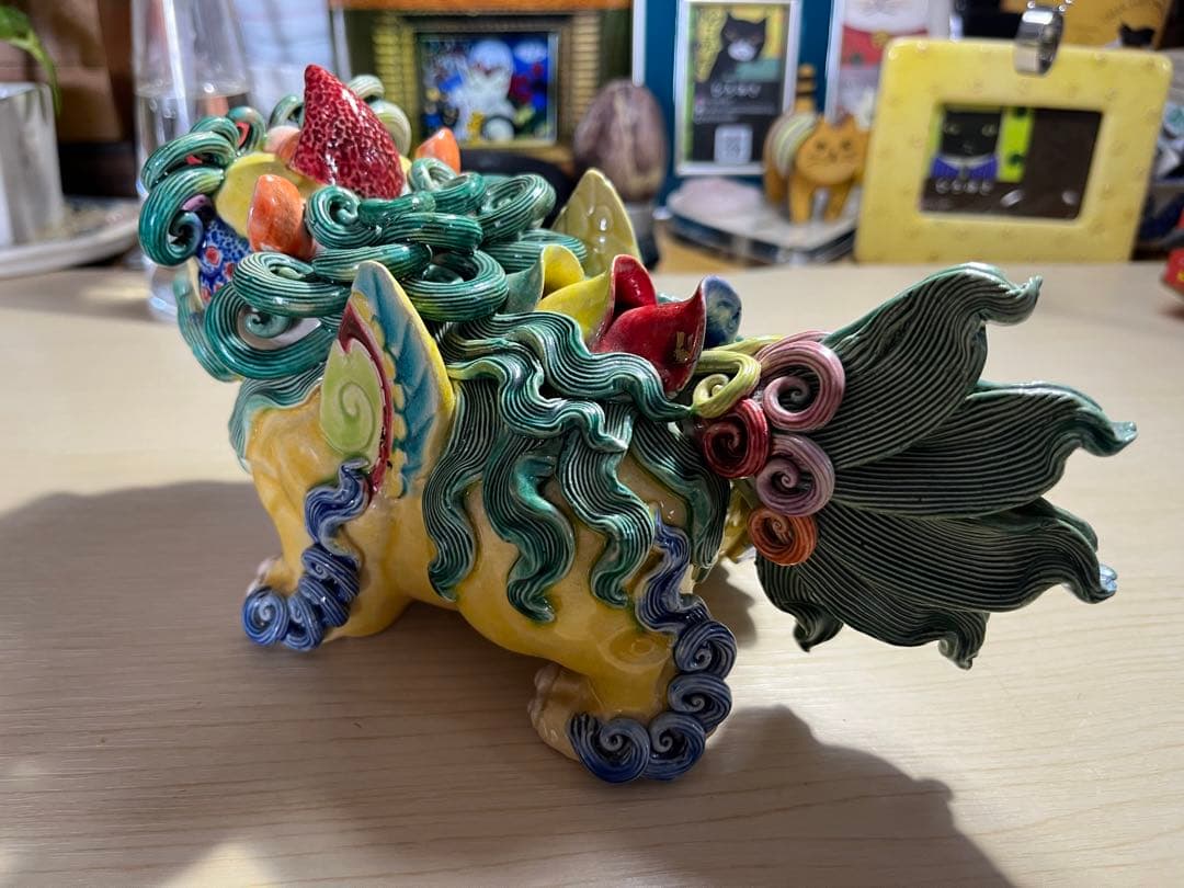 カラフルアート獅子(一体のみ)