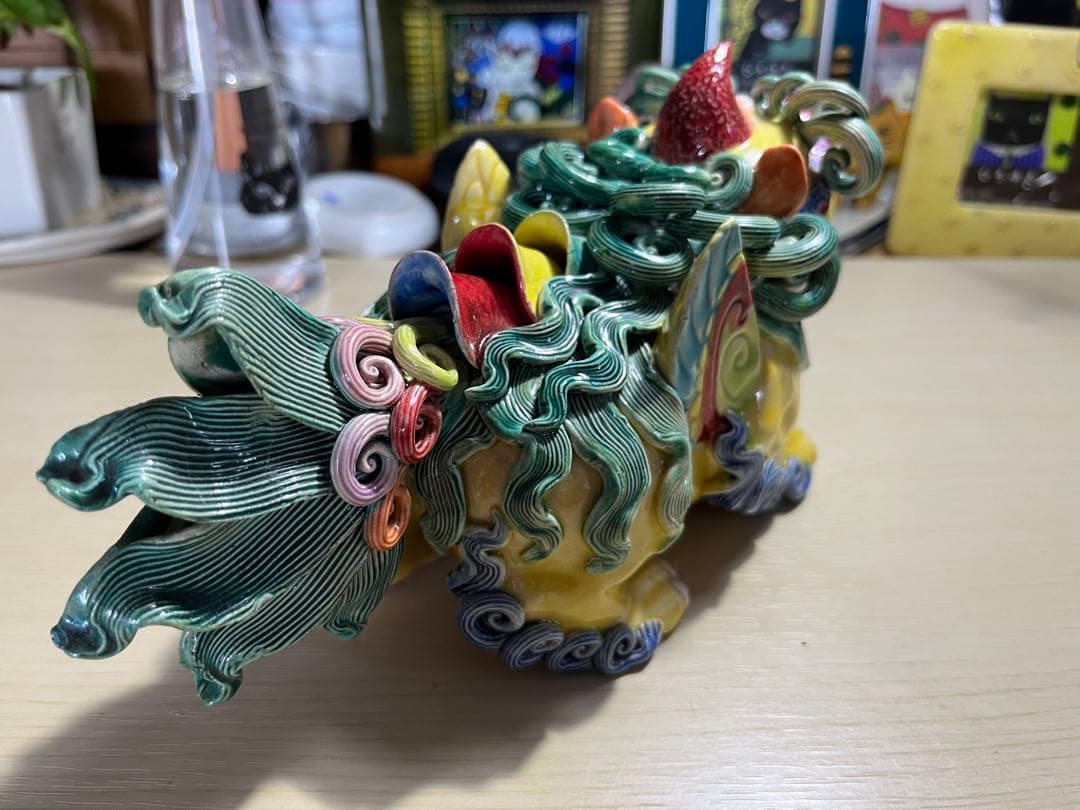 カラフルアート獅子(一体のみ)