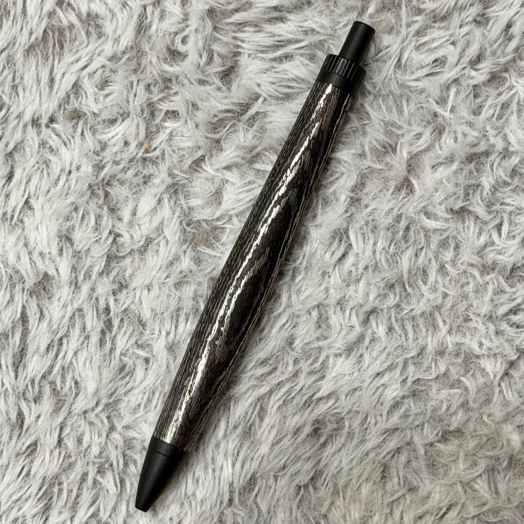 バビブースカ　メタライズドウッド　ボールペン　欅　ブラック塗装