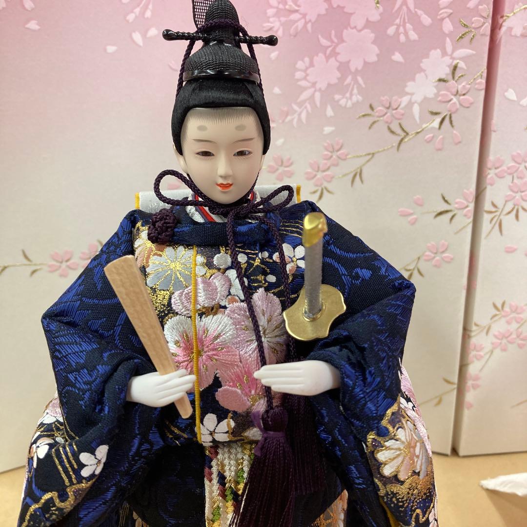 ひな人形立ち雛収納タイプ