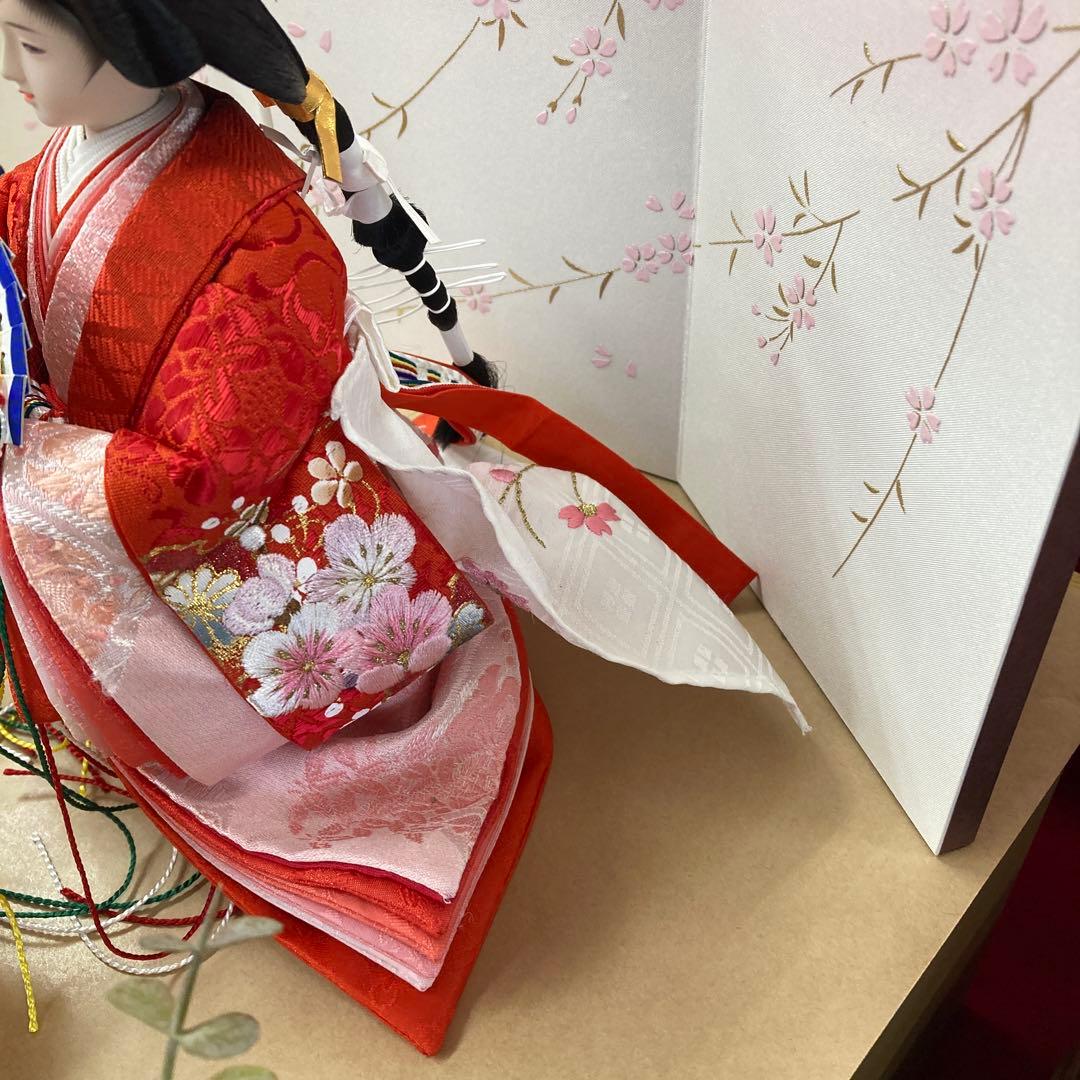 ひな人形立ち雛収納タイプ
