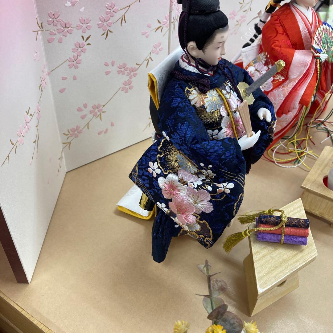 ひな人形立ち雛収納タイプ