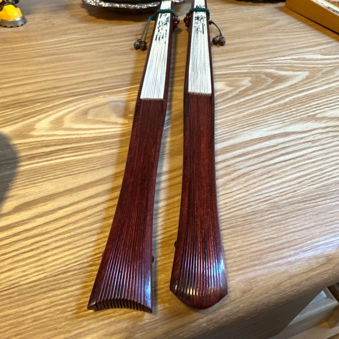 折扇、インド紫檀、本物保証中美扇 中国画 書道 中国美術 在銘あり 任在銘 両面