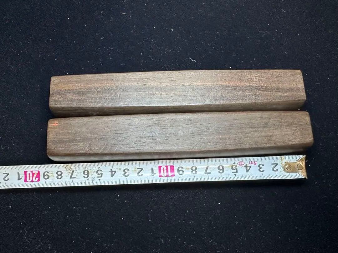 義太夫、人間浄瑠璃、豊竹若太夫　豊竹派　打木　拍子木　柝たく　黒檀最高级　義太夫