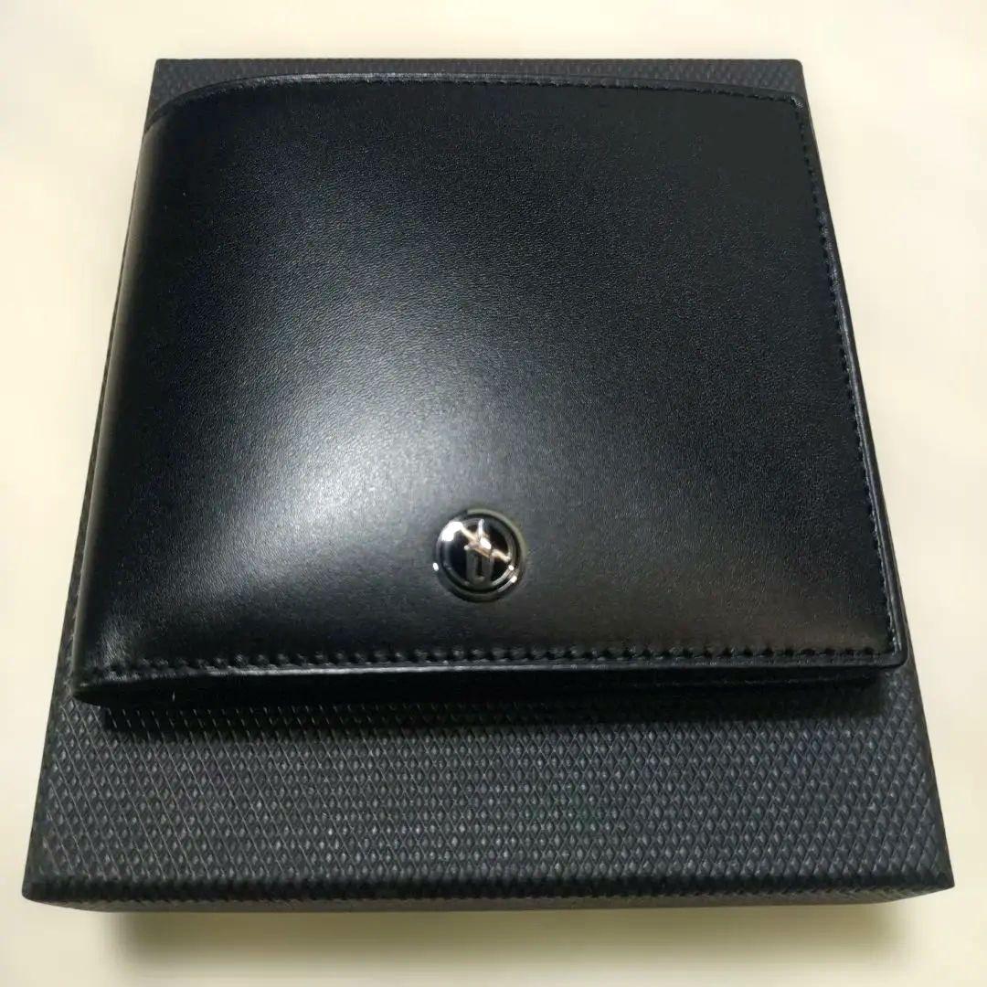 ダンヒル dunhill 二つ折り財布 　 カーフスキンレザー