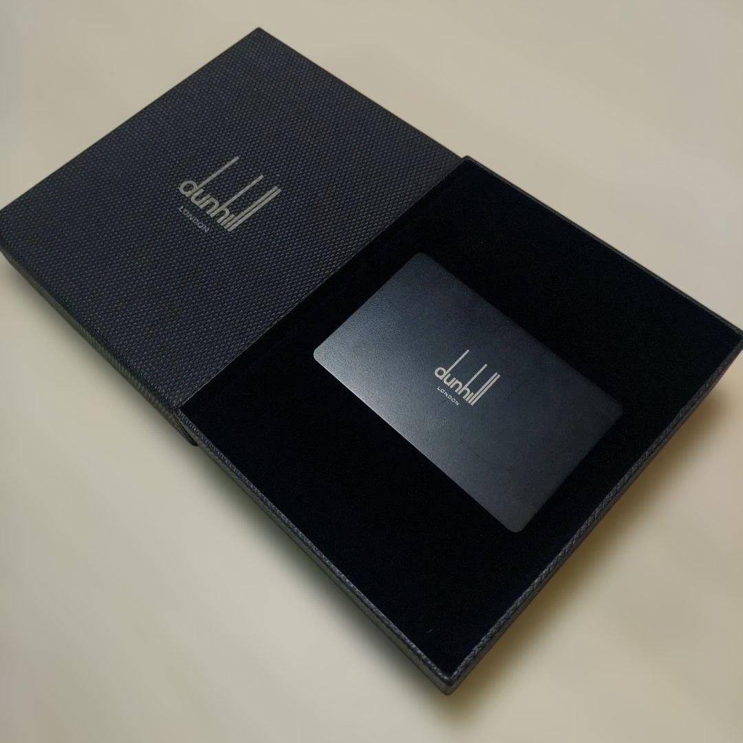 ダンヒル dunhill 二つ折り財布 　 カーフスキンレザー