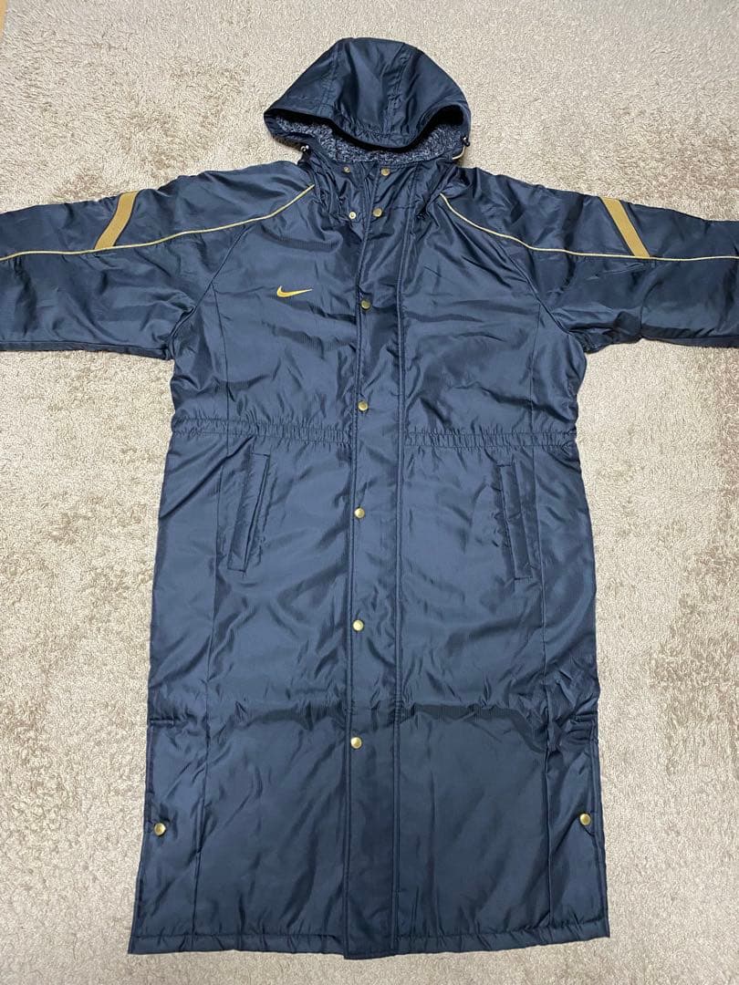 Nike ブラック　ベンチコート Lサイズ