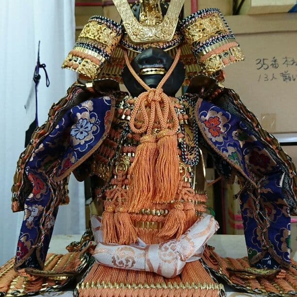 15号緋威大鎧純金箔押