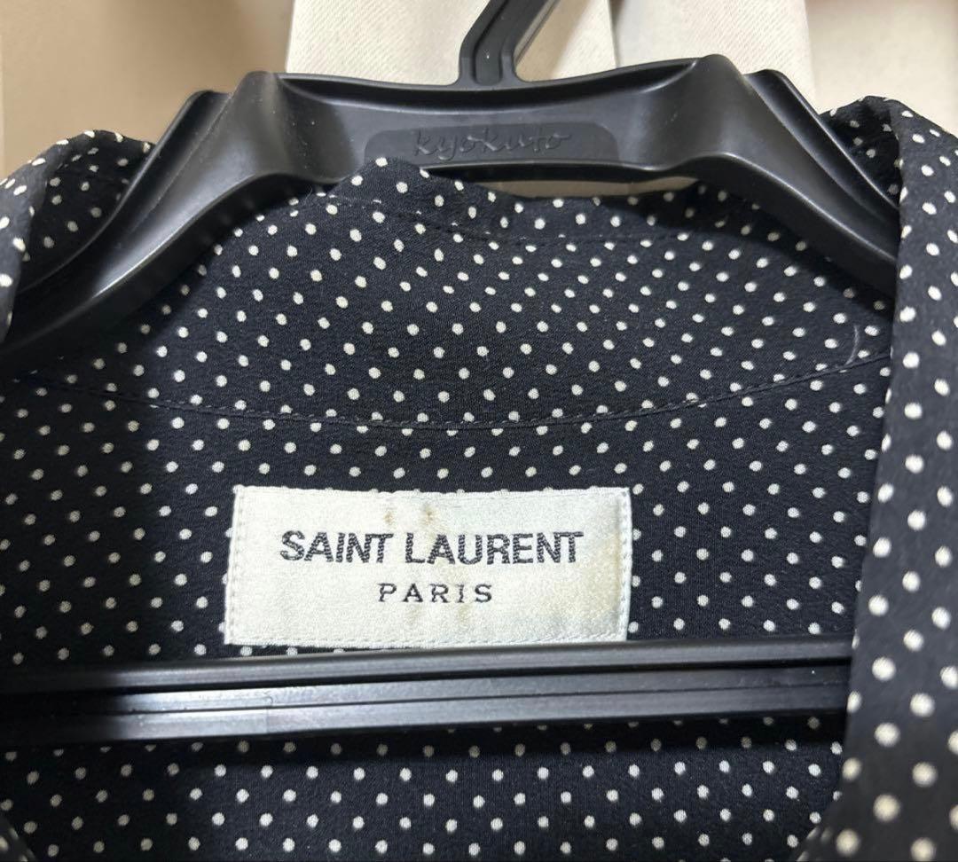 SAINT LAURENT 長袖シャツ シルクシャツ