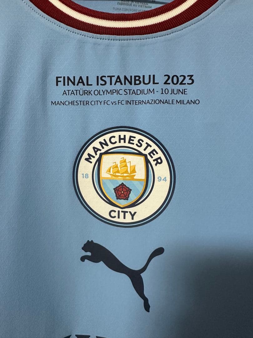 【新品タグ付き】マンチェスターシティ　ホーム選手支給　グリーリッシュ