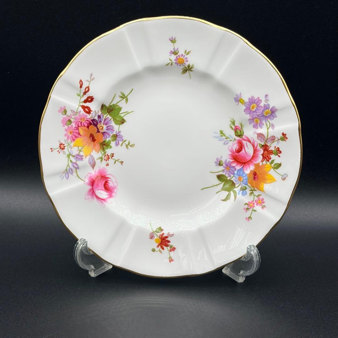 ロイヤルクラウンダービー プレート ポジー Posies 6枚セット 取皿 小皿