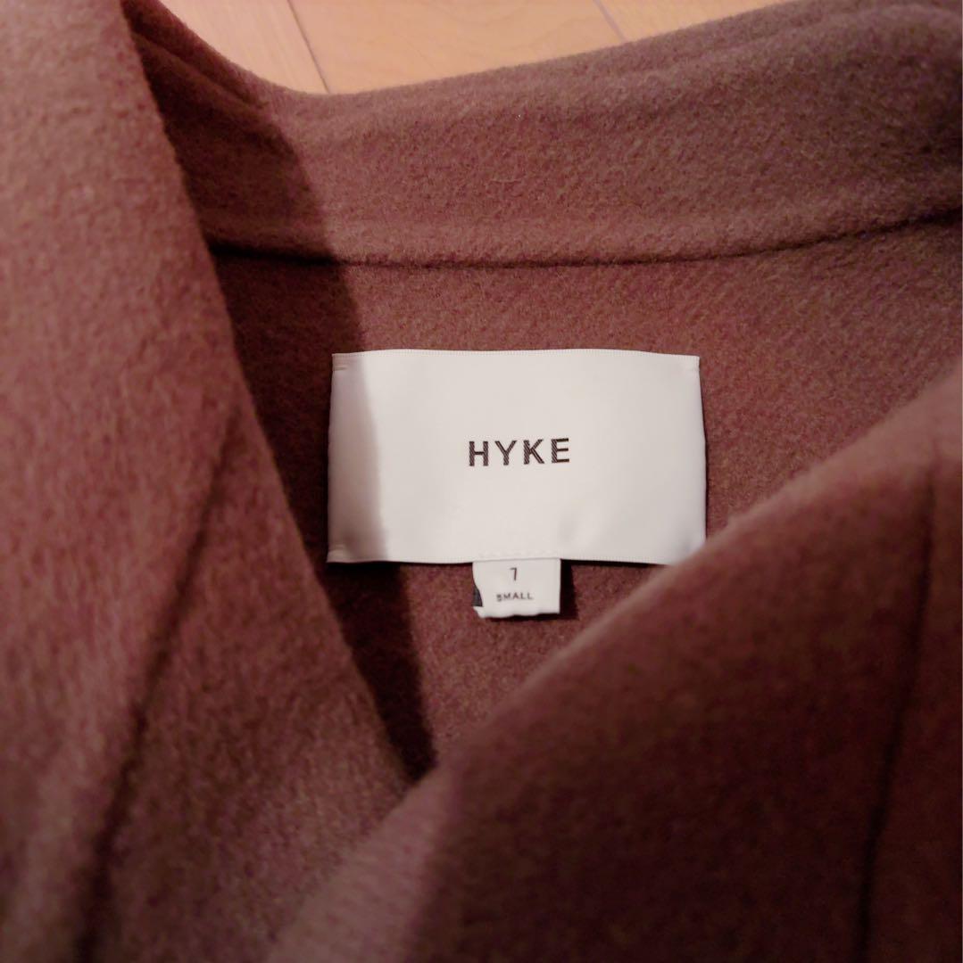 HYKE DOUBLE FACE SHAWLCOLLAR COAT サイズ1