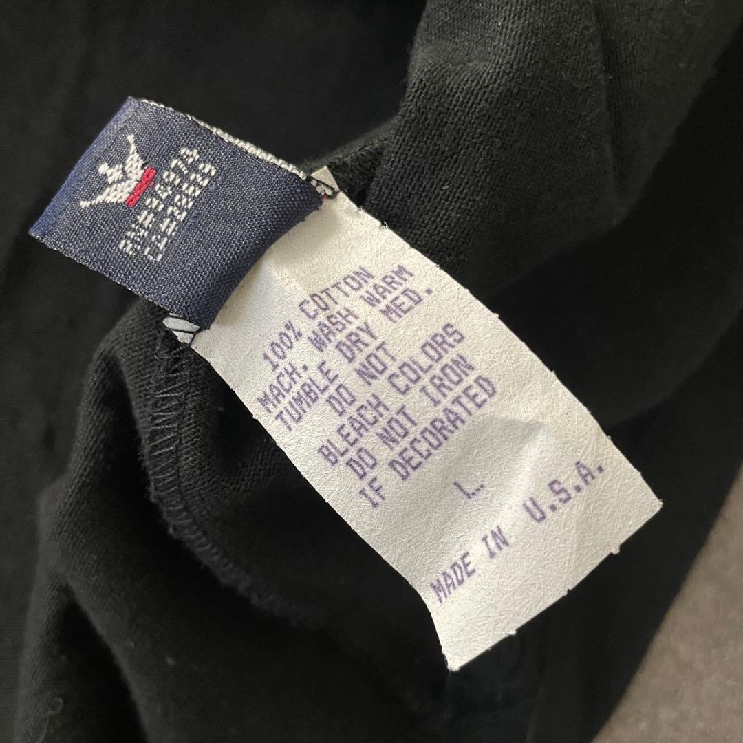 90's usa製 紺タグ Stussy ステューシー L/S Tee 黒 L