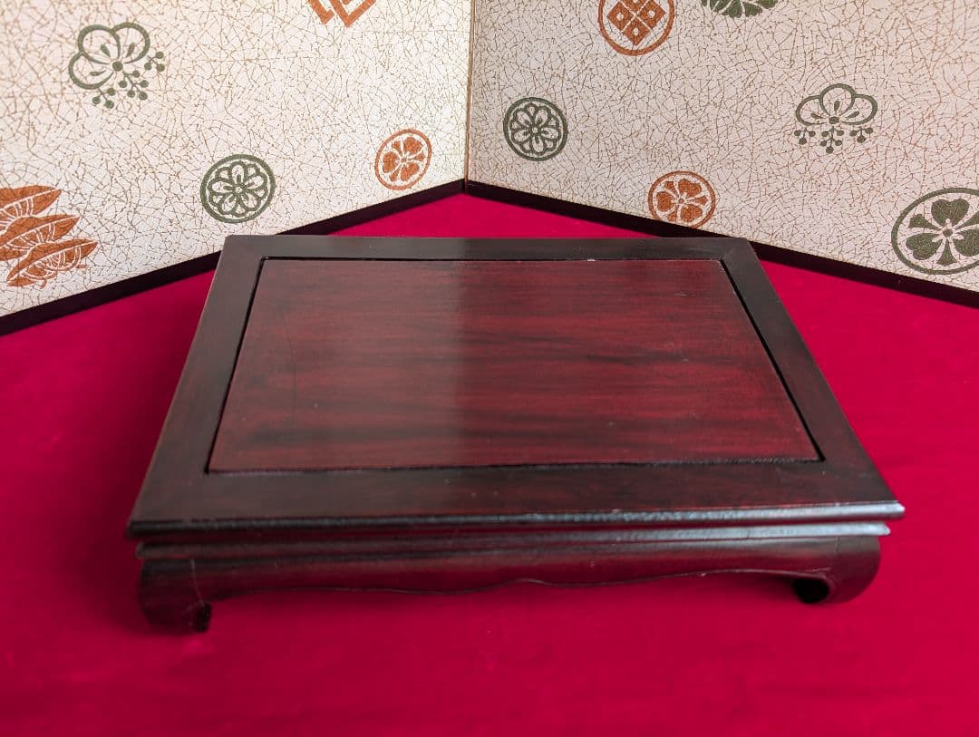 工芸　彫刻　関羽　関公　三国志　置物　立像　台付