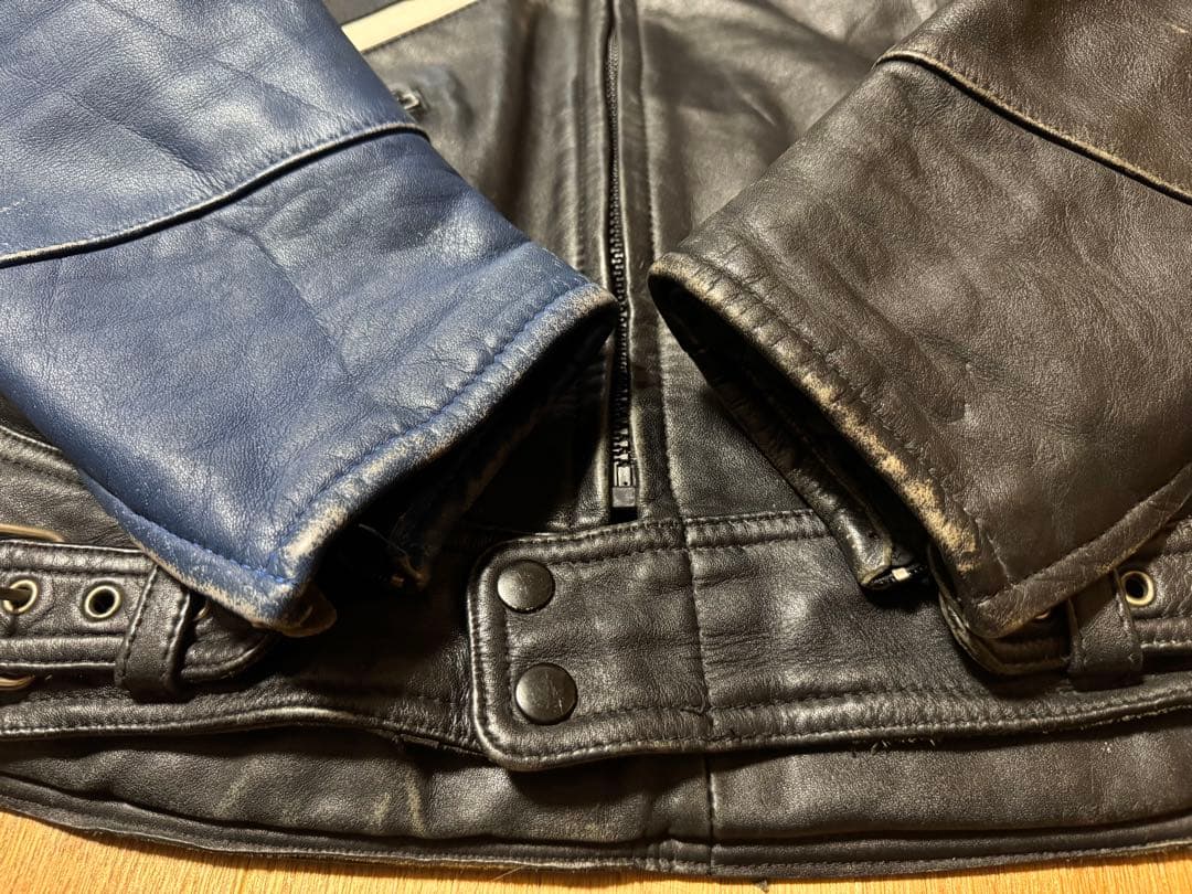 ECHTES LEDAR レーシング シングルライダース ジャケット 50