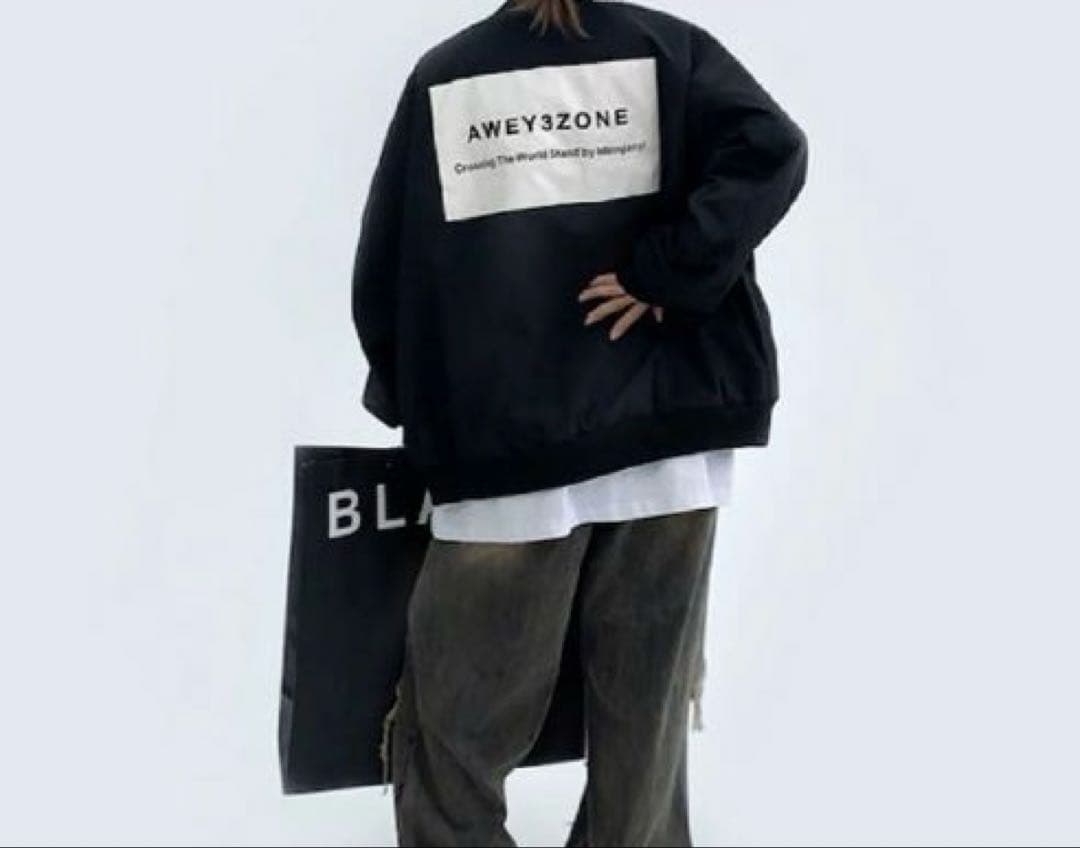 Dalfwin エンブロイダリーロゴオーバーサイズジャケット