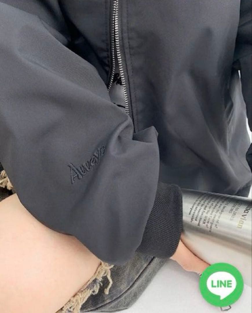 Dalfwin エンブロイダリーロゴオーバーサイズジャケット