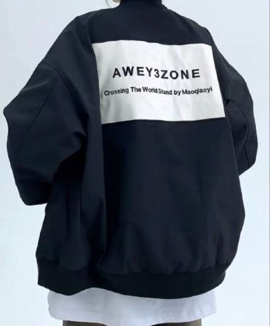 Dalfwin エンブロイダリーロゴオーバーサイズジャケット