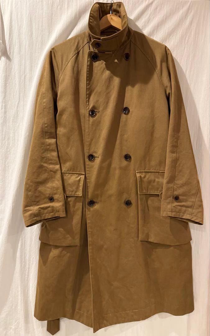 phigvel DOUBLE-BREASTED MC COAT カーキ 36
