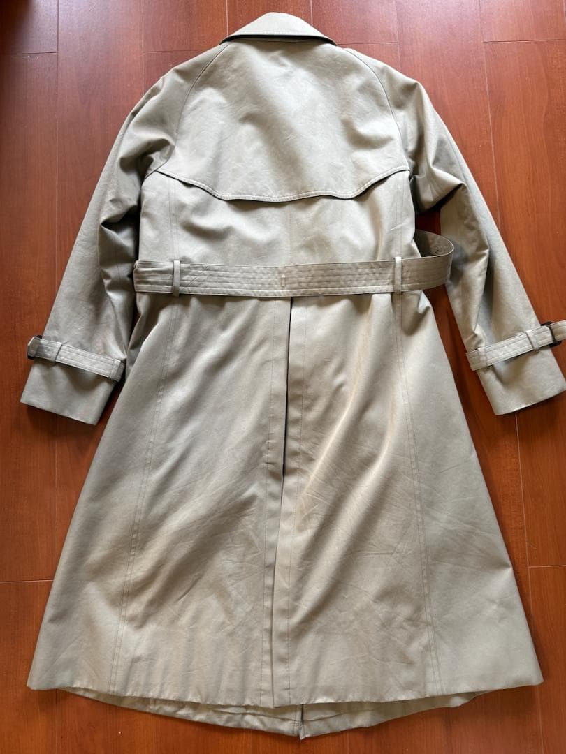 100年コート ダブルトレンチコート クラシックモデル メンズ Ｓカーキ