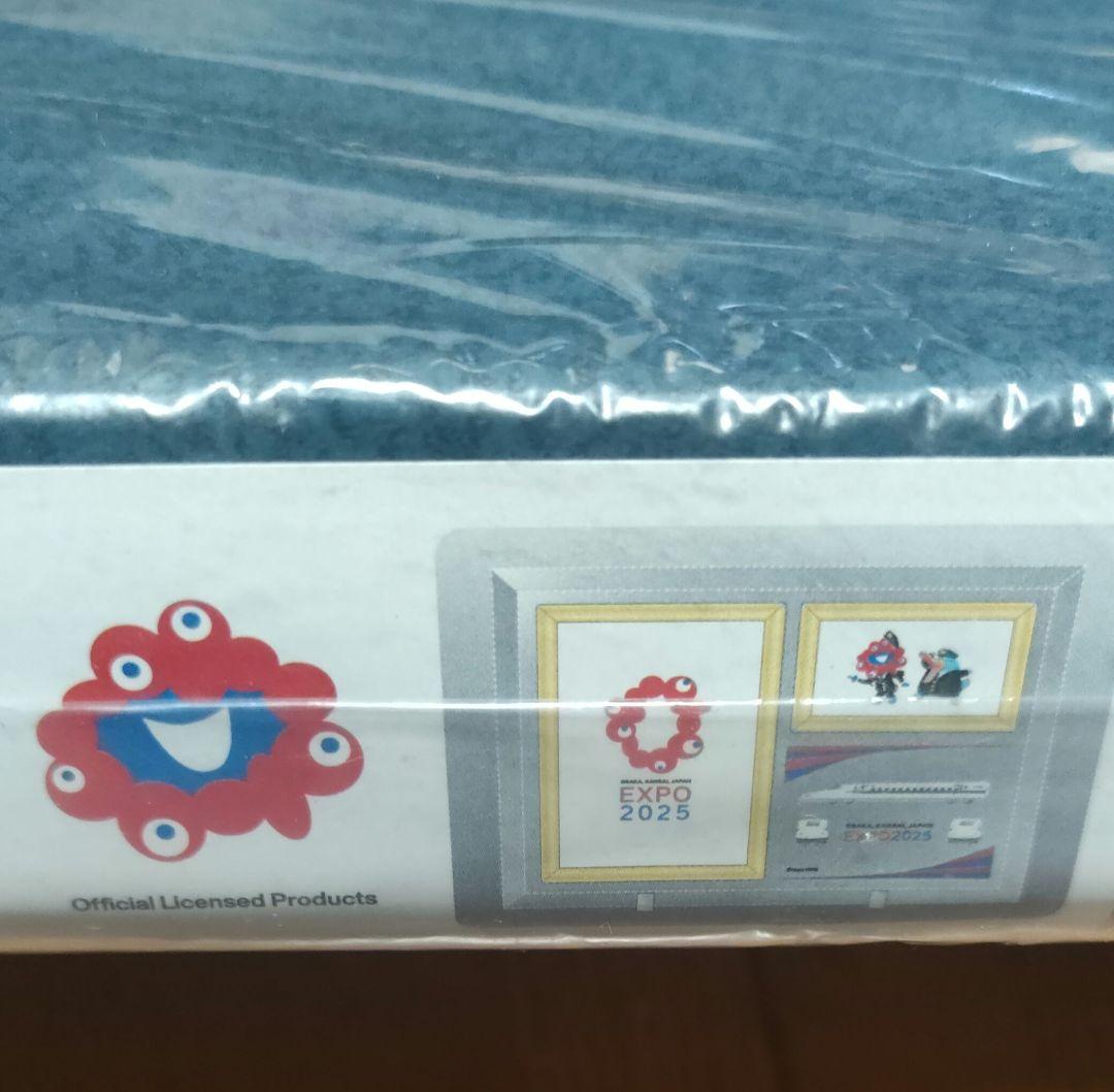 関西大阪万博記念　ガラス製フォトカードフレーム　ミャクミャク　イコちゃん