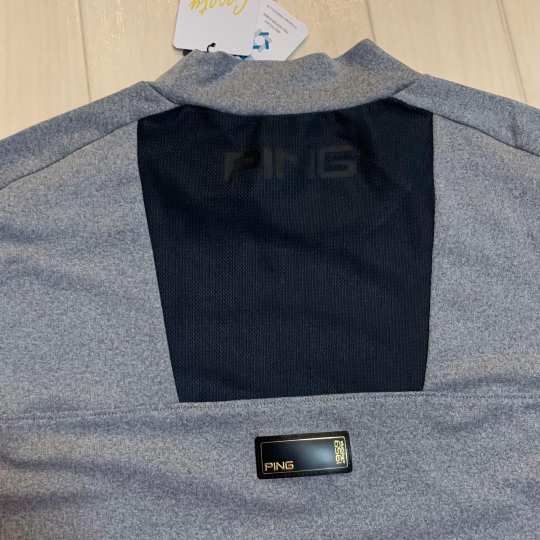 新品■15,400円【ピン　PING】メンズ　半袖　モックネックウェア 3L