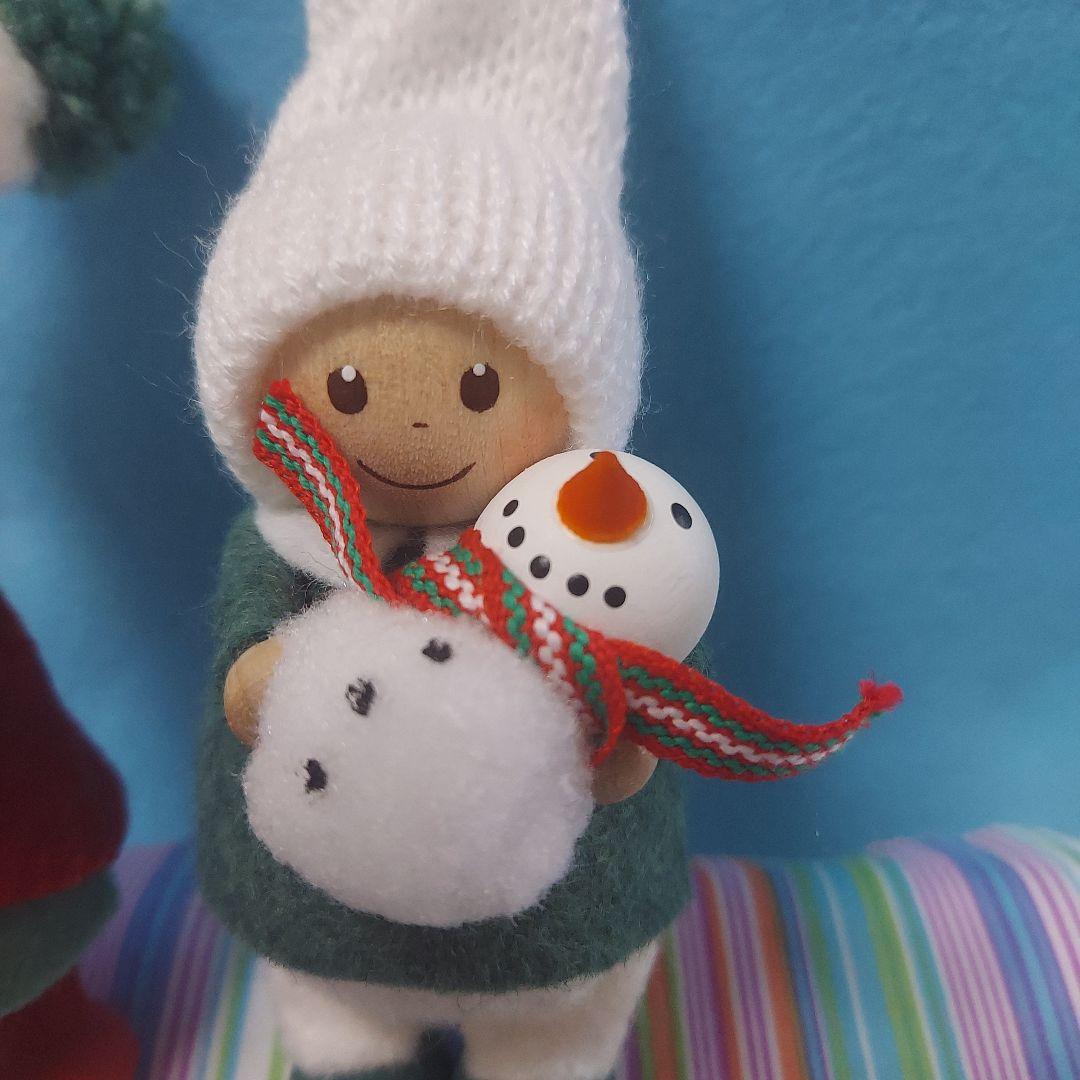 ★ノルディカニッセ　ネコを持った 女の子& 雪だるまを持った 男の子★