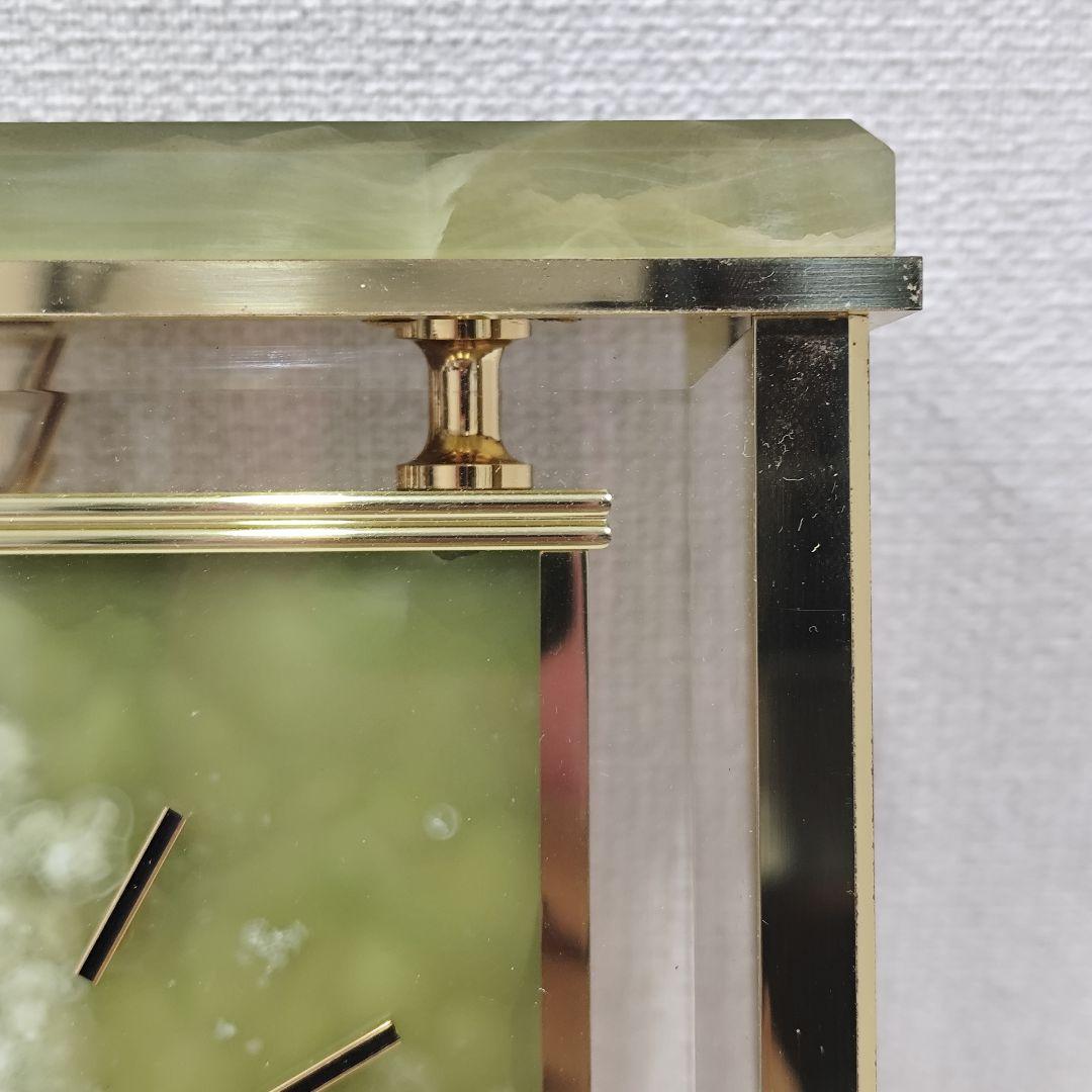 超激レア SEIKO 置時計 デコール AZ826G オニキス 大理石 最高級