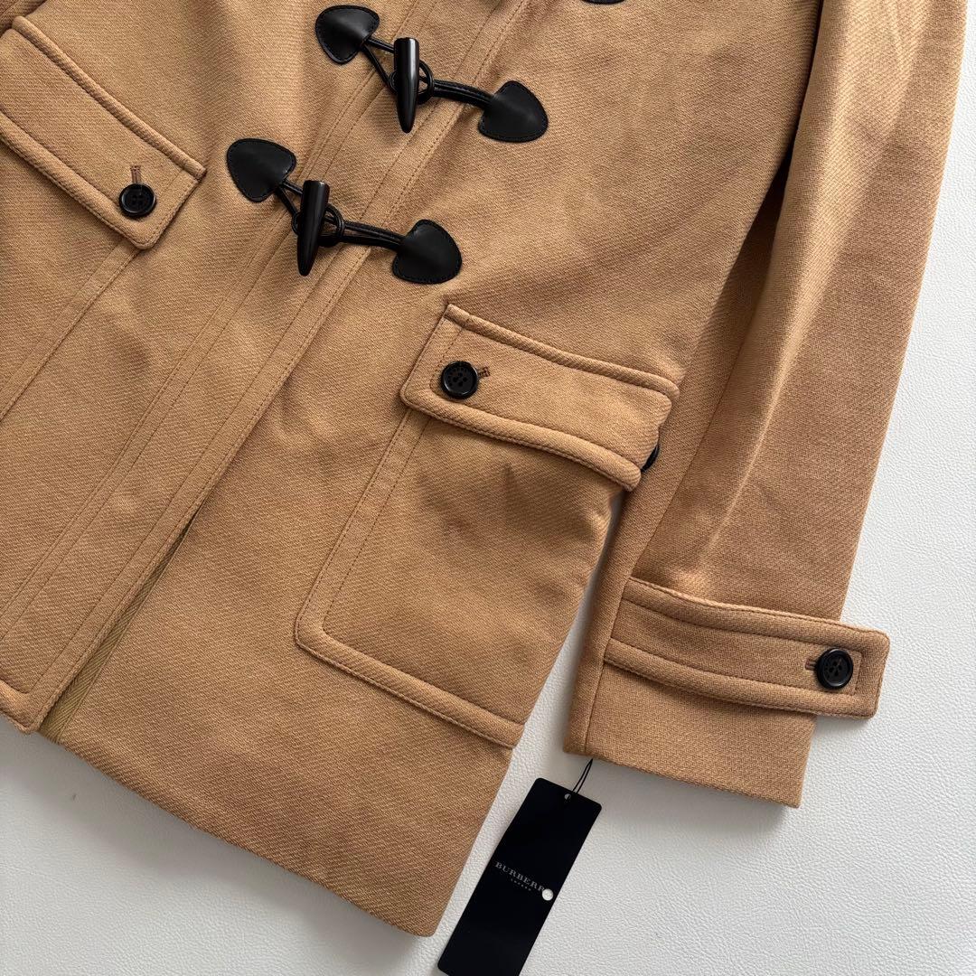 02438C 未使用品　バーバリーロンドン　ダッフルコート　ウール　ノバチェック