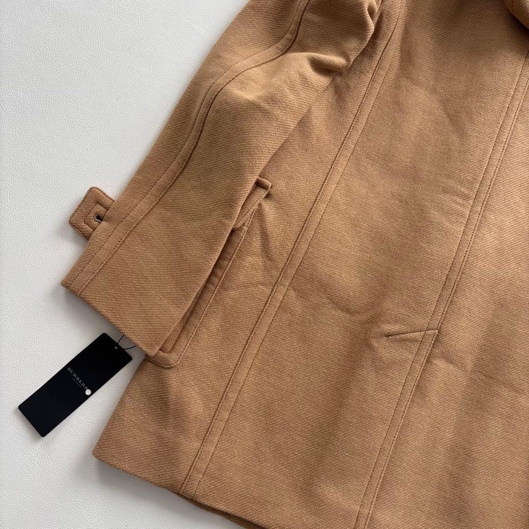 02438C 未使用品　バーバリーロンドン　ダッフルコート　ウール　ノバチェック