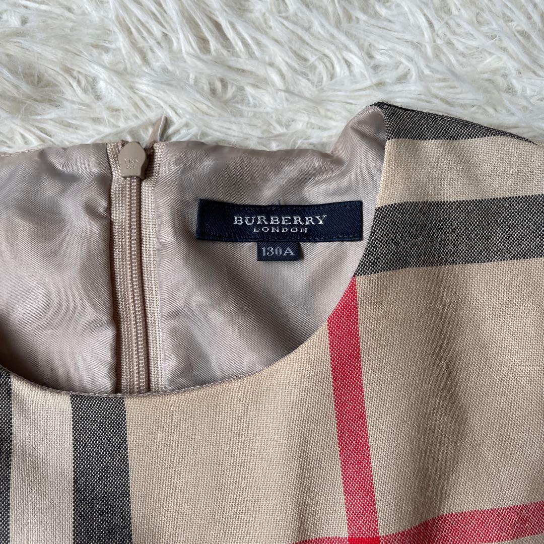 BURBERRY 大柄ノバチェックワンピース