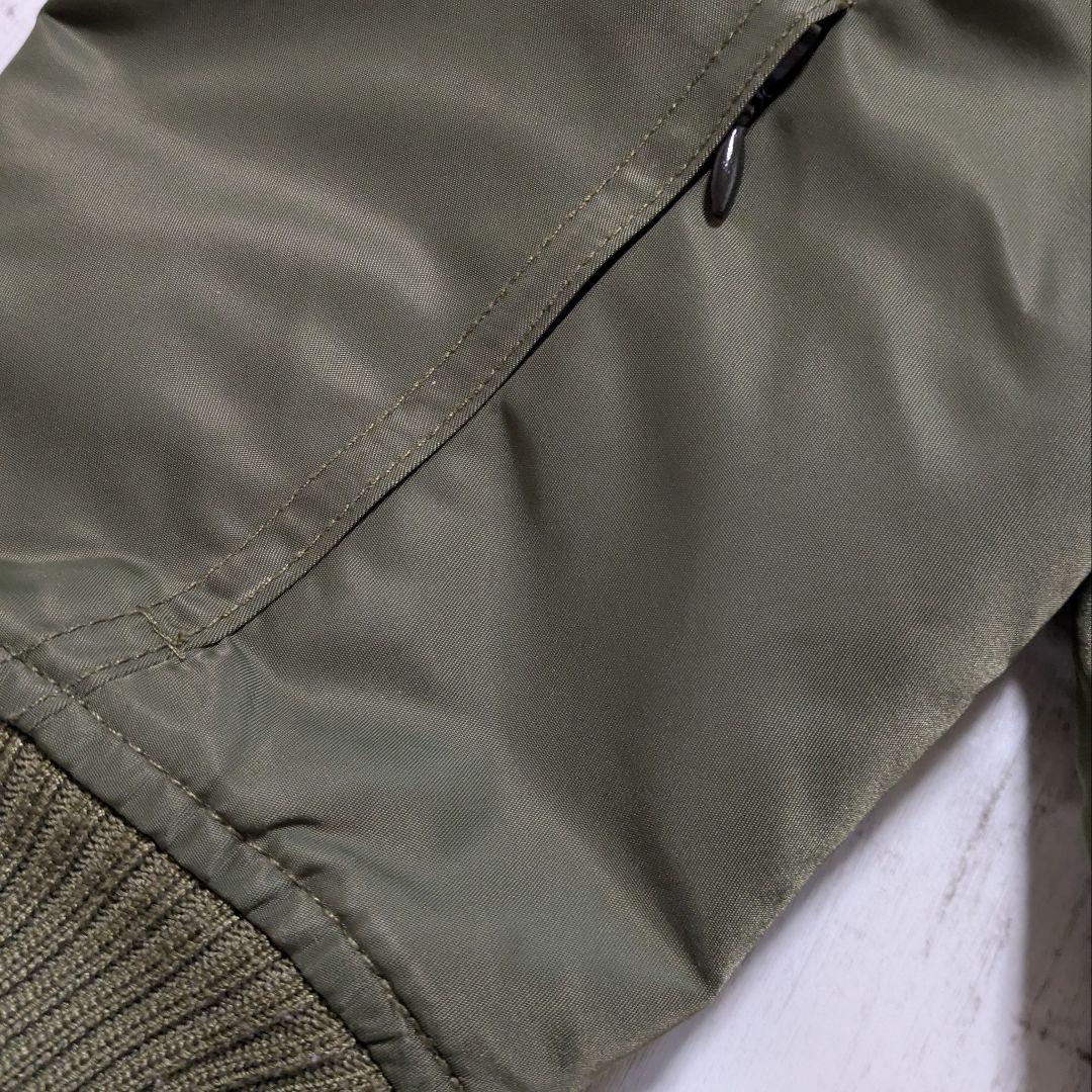 【レア】HELLO KITTY ハローキティ MA-1 バック刺繍 LL メンズ