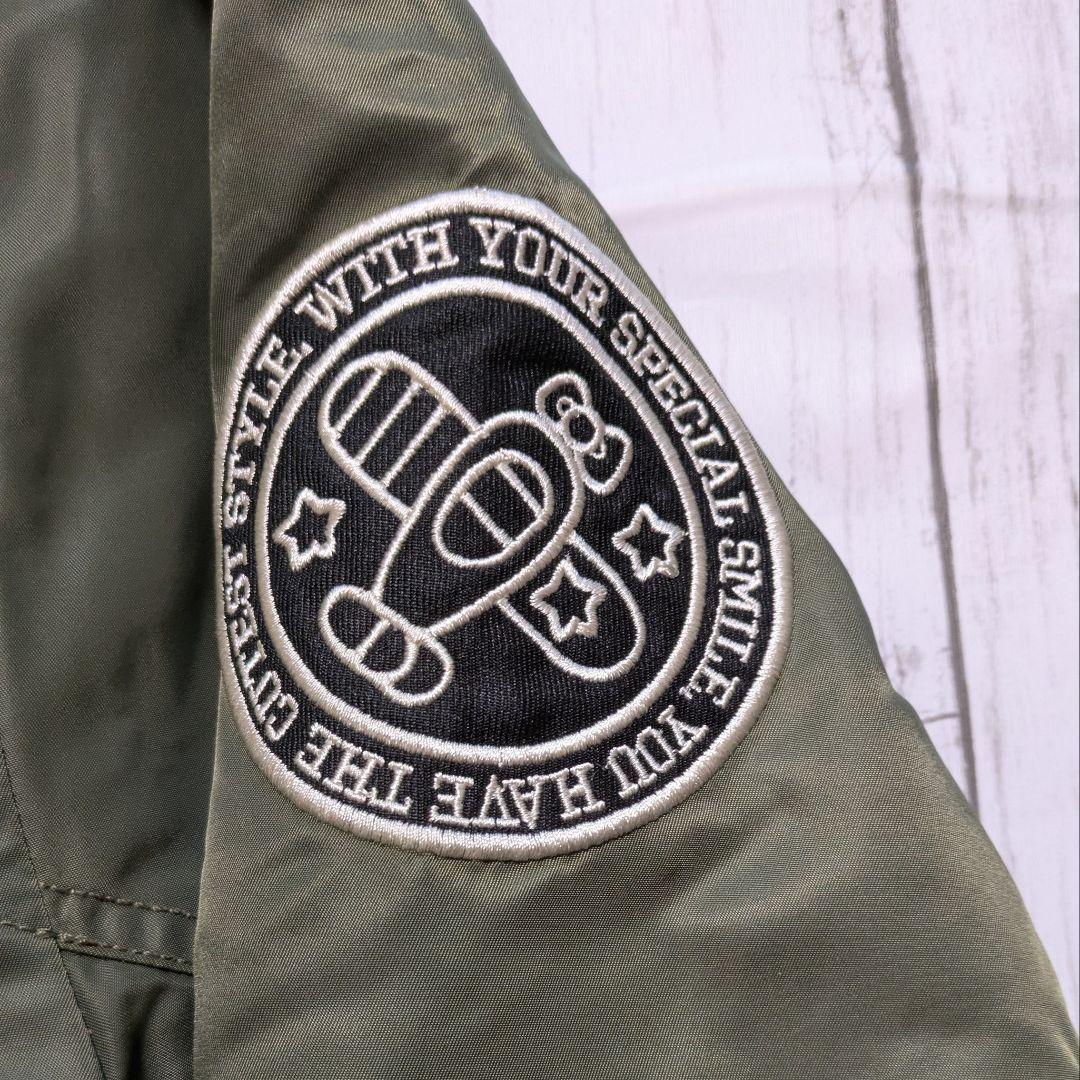 【レア】HELLO KITTY ハローキティ MA-1 バック刺繍 LL メンズ