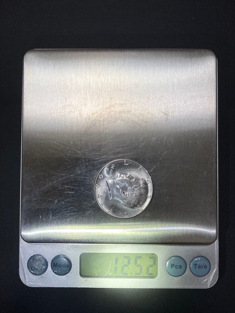 《アメリカ》ケネディハーフダラー銀貨3枚(1964年)