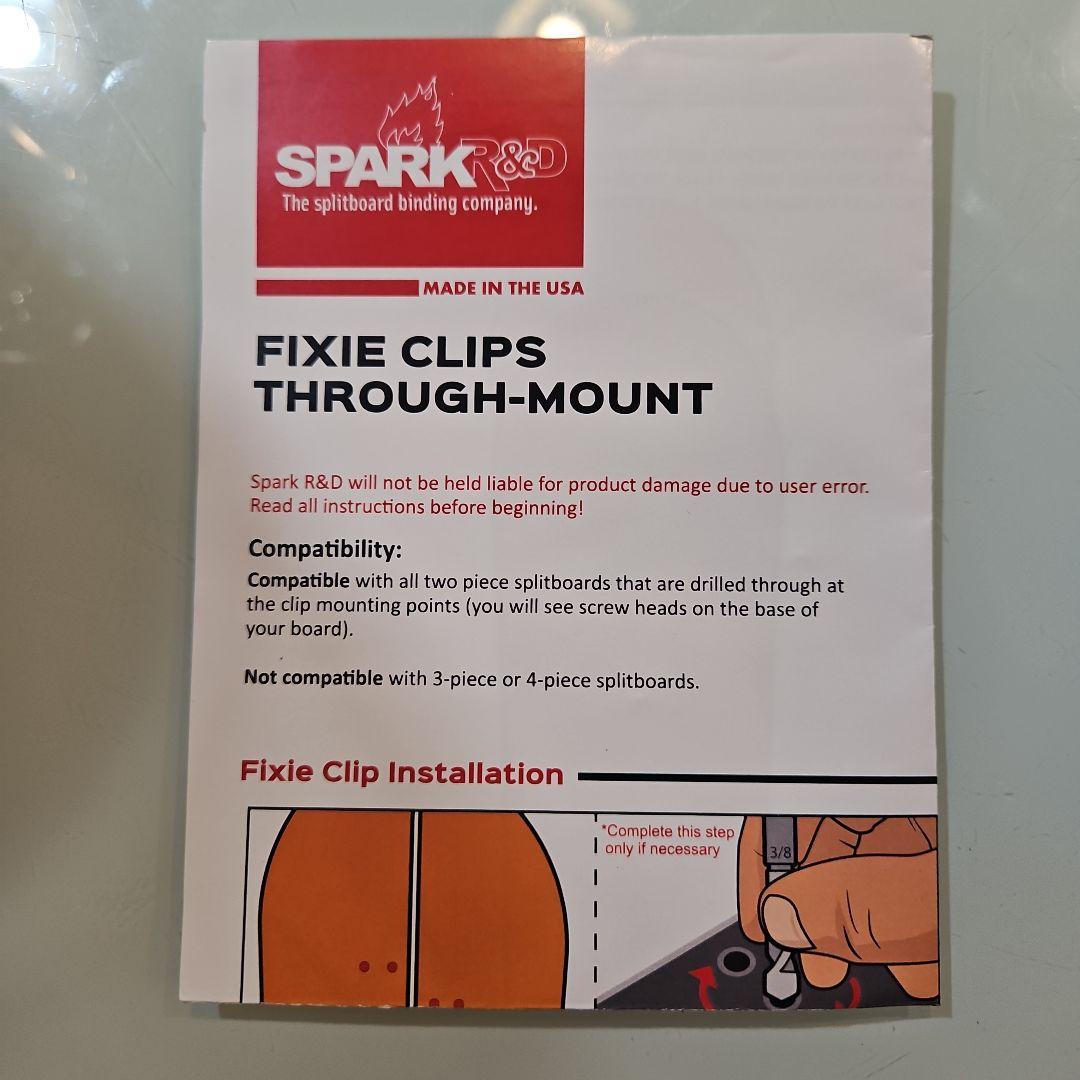 スノーボード SPARK R&D FIXIE CLIPS THROUGH-MOUNT