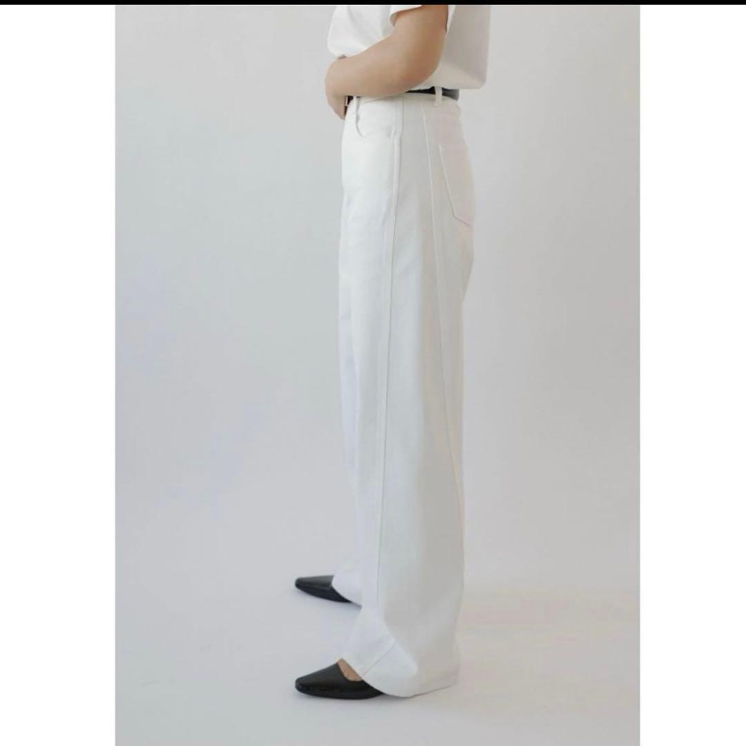na.e Stitch Wide Jeans White 新品タグ付き　S通常丈