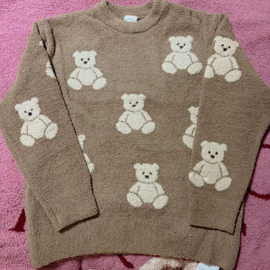 新品未使用　ジェラートピケ ベアジャガード　3点SET